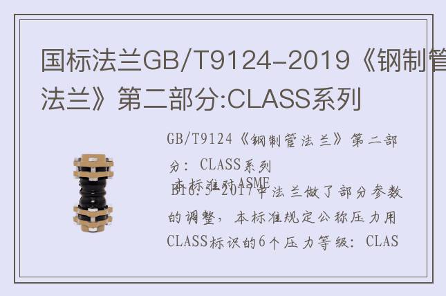 國(guó)標(biāo)法蘭GB/T9124-2019《鋼制管法蘭》第二部分:CLASS系列